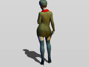 real soviet woman 3D Print Model