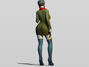 real soviet woman Model Cetak 3D
