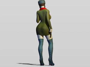 real soviet woman 3D Print Model