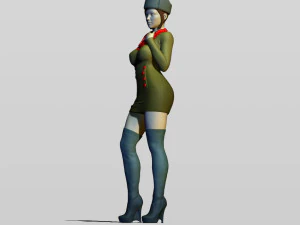 real soviet woman 3D Print Model