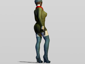 real soviet woman Model Cetak 3D