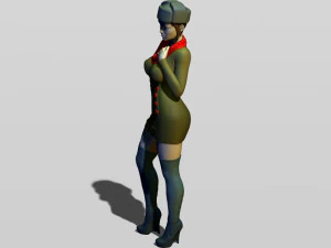 real soviet woman 3D Print Model