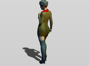 real soviet woman Model Cetak 3D