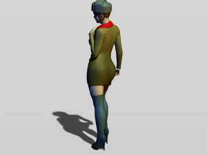 real soviet woman 3D Print Model