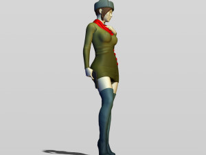 real soviet woman Model Cetak 3D