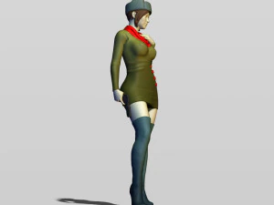 real soviet woman 3D Print Model