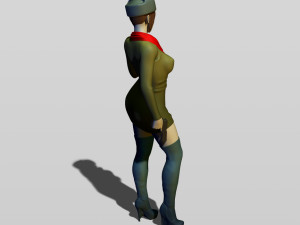 real soviet woman Model Cetak 3D