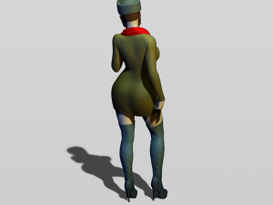 real soviet woman Model Cetak 3D