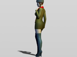 real soviet woman Model Cetak 3D