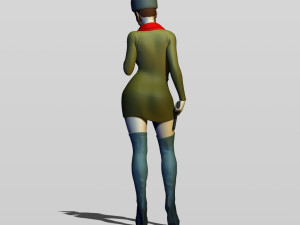 real soviet woman Model Cetak 3D