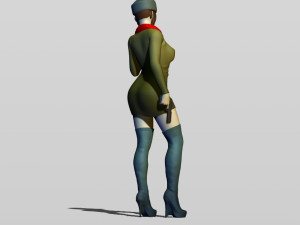 real soviet woman Model Cetak 3D