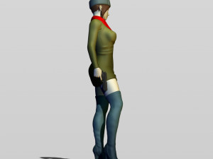 real soviet woman Model Cetak 3D