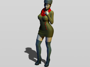 real soviet woman Model Cetak 3D