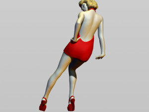 girl on the hood 3D Print Model
