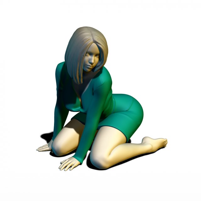 pretty woman part 3D Print Model .c4d .max .obj .3ds .fbx .stl .blend 