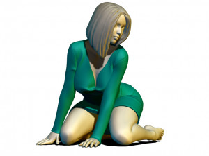 pretty woman part 3D Print Model