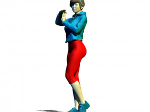 sportswoman 3D Print Model