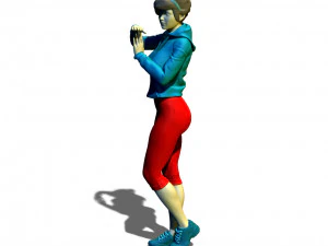 sportswoman 3D Print Model