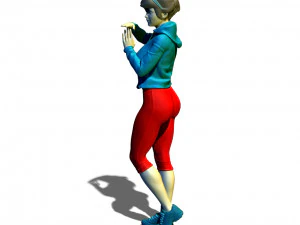 sportswoman 3D Print Model