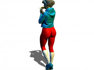 sportswoman 3D Print Model