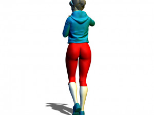 sportswoman 3D Принт Модель