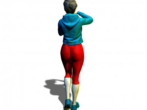 sportswoman 3D Принт Модель
