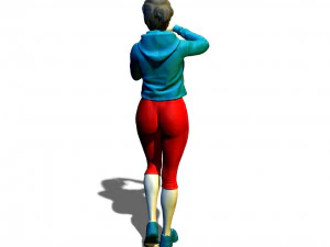 sportswoman 3D Print Model