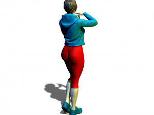 sportswoman 3D Принт Модель