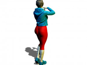 sportswoman 3D Print Model