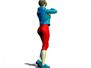 sportswoman 3D Print Model