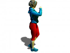 sportswoman 3D Print Model