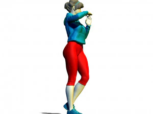 sportswoman 3D Print Model
