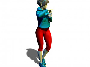 sportswoman 3D Принт Модель
