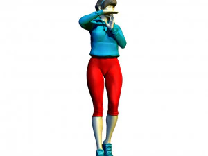 sportswoman 3D Print Model