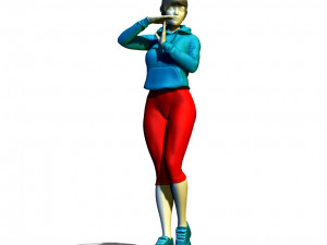 sportswoman 3D Принт Модель