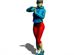 sportswoman 3D Принт Модель
