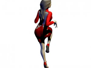 beautiful lady near the car 3D Print Model