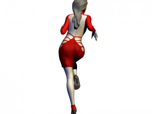 beautiful lady near the car Model Cetak 3D