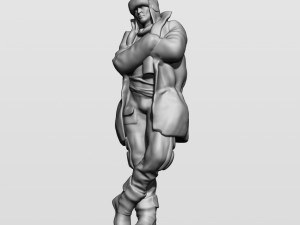 man in winter clothes 3Dプリントモデル