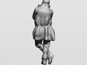 man in winter clothes 3D Print Model
