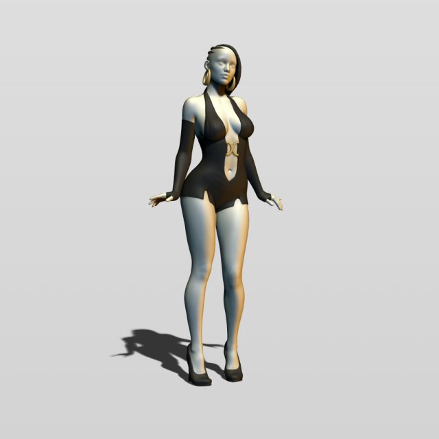 pretty woman part 11 3D-printmodel .c4d .max .obj .3ds .fbx .stl .blend 