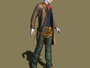 cowboy Modello di stampa 3D