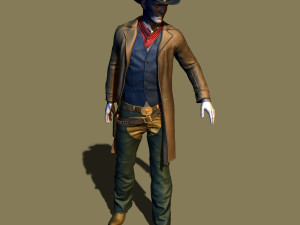 cowboy 3Dプリントモデル