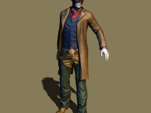 cowboy 3Dプリントモデル