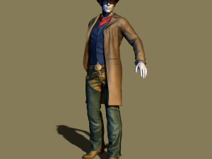 cowboy 3D Print Model