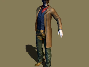 cowboy 3D Print Model