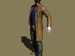 cowboy 3D Print Model