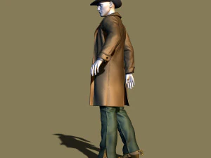 cowboy 3D Print Model