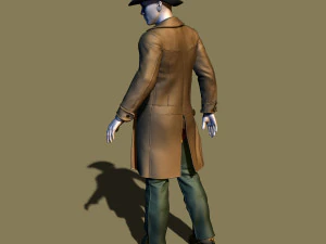 cowboy 3D Print Model