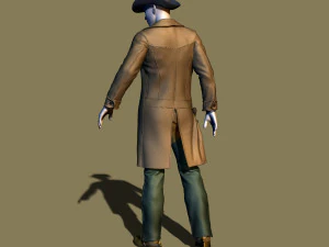 cowboy 3D Print Model